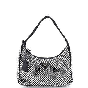 Prada Re-Edition Hobo Crystal #229710P19B